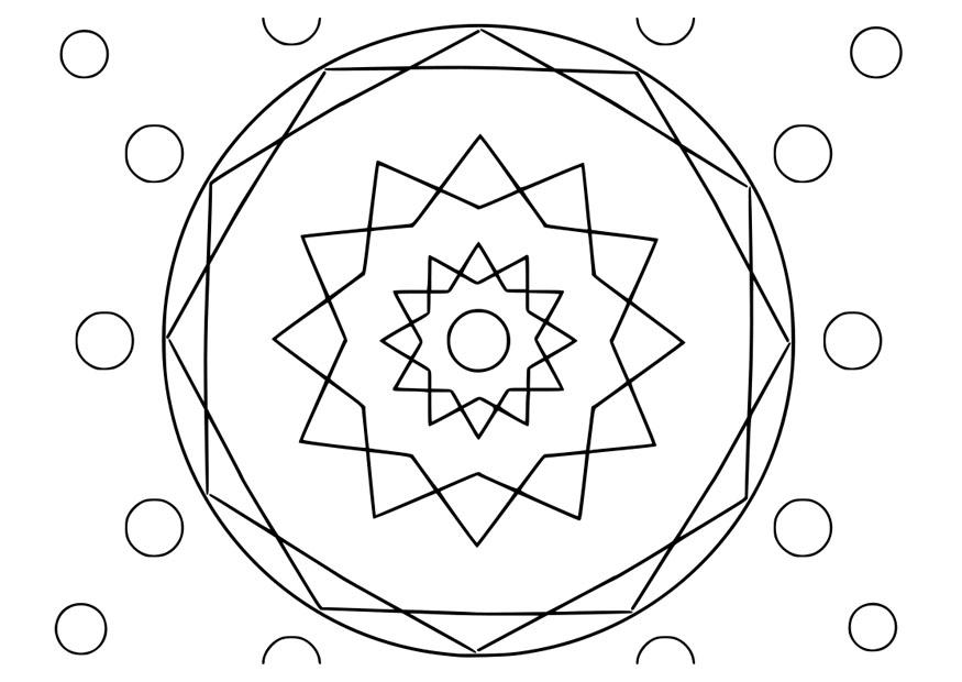 mandala22 Página para colorir mandala22
