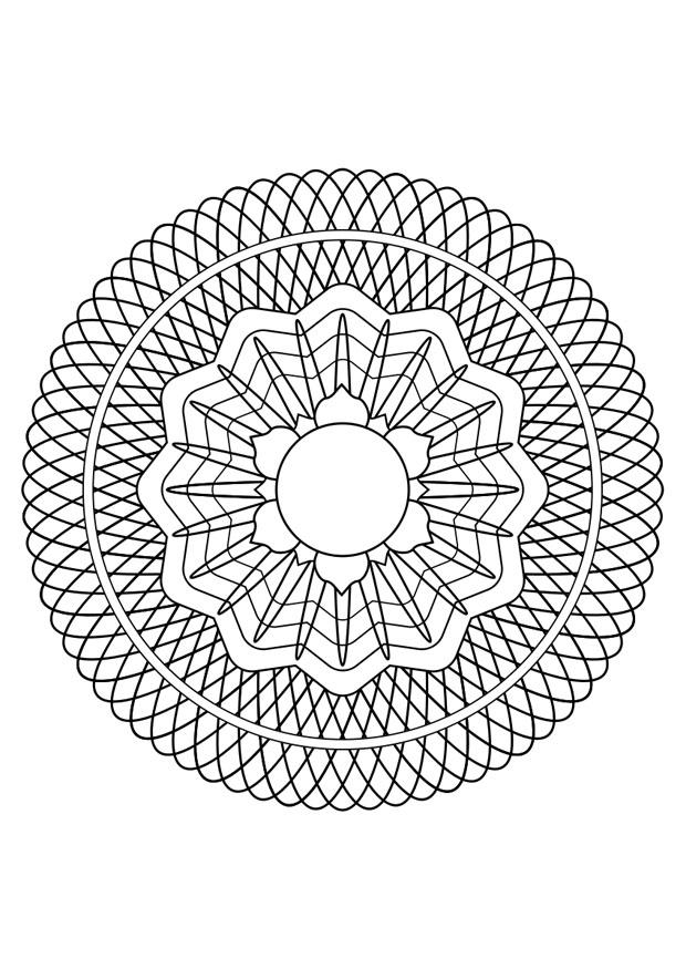 mandala30 Página para colorir mandala30