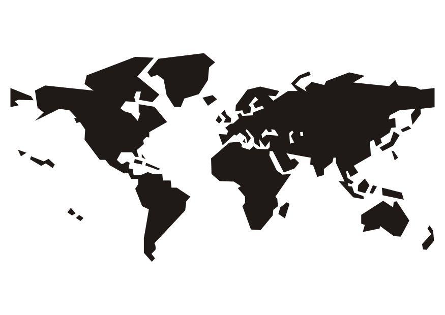 mapa-mAºndi Página para colorir mapa-mAºndi