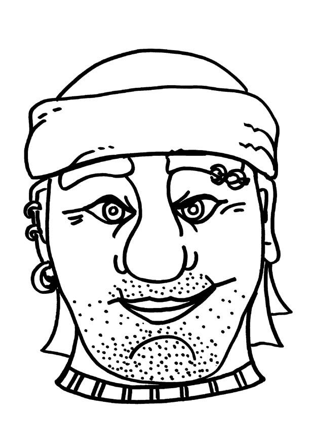Artesanato mA¡scara de pirata / ladrA£o