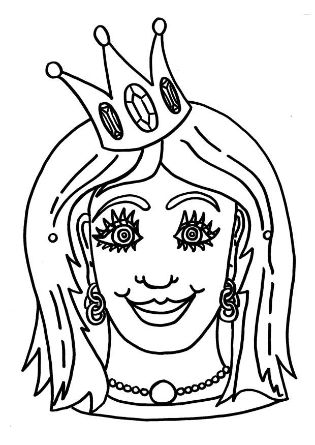 mA¡scara de princesa Artesanato mA¡scara de princesa