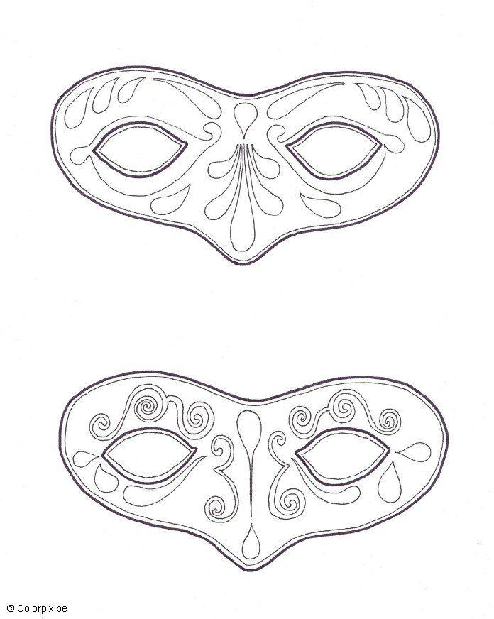 mA¡scaras Página para colorir mA¡scaras