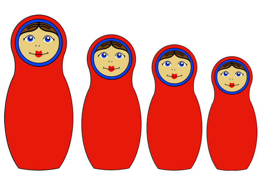 imagem matryoshkas