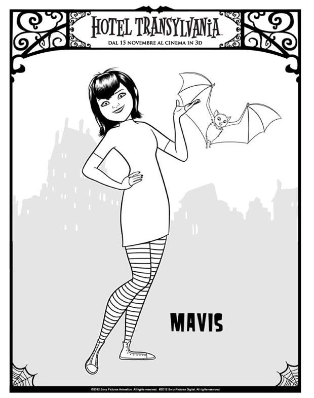 mavis Página para colorir mavis