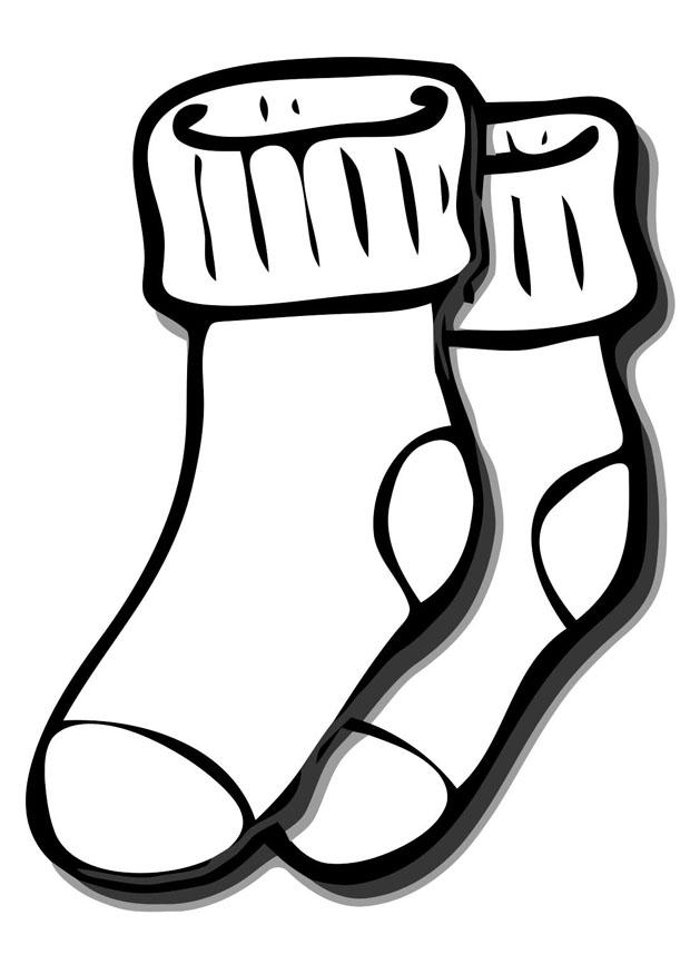 meias Página para colorir meias