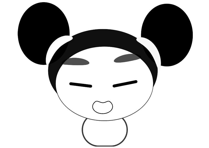 menina chinesa Página para colorir menina chinesa