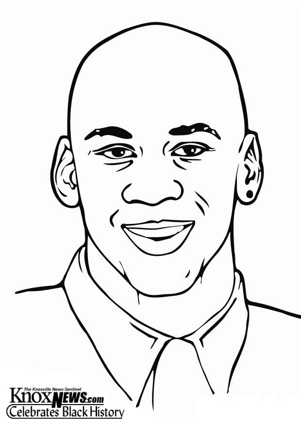 michael jordan Página para colorir michael jordan