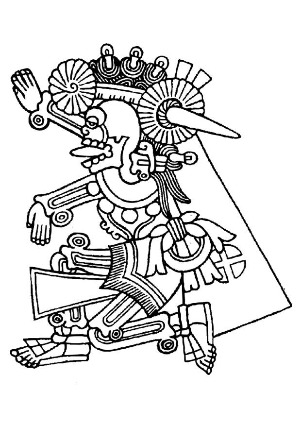 mictlantecuhtli Página para colorir mictlantecuhtli