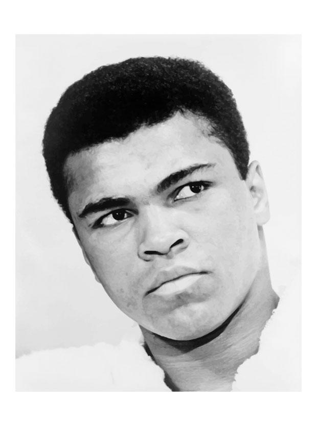 mohammad ali Página para colorir mohammad ali