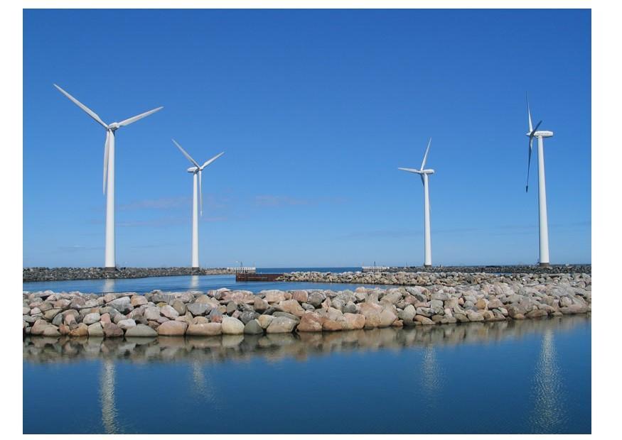 moinhos de vento - energia eA³lica Foto moinhos de vento - energia eA³lica