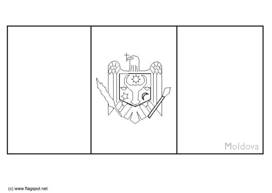moldA¡via Página para colorir moldA¡via