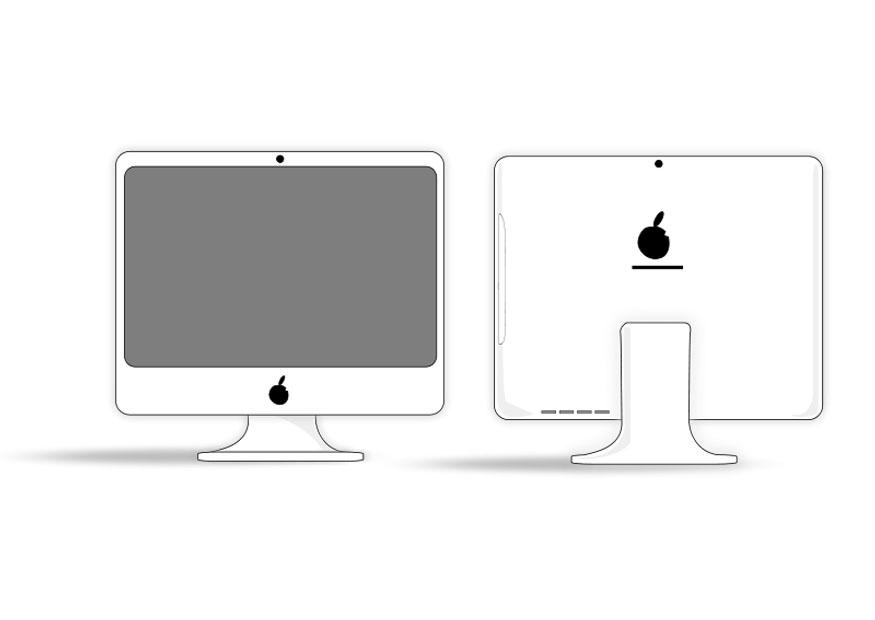 Página para colorir monitor