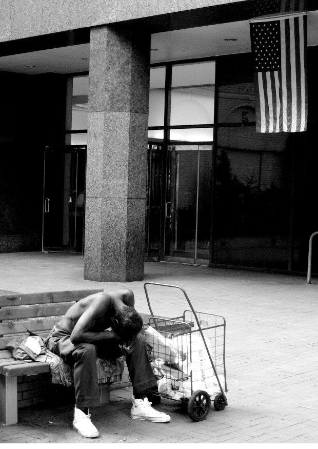 morador de rua Foto morador de rua