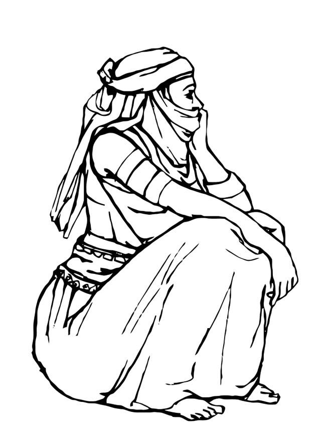 mulher Página para colorir mulher