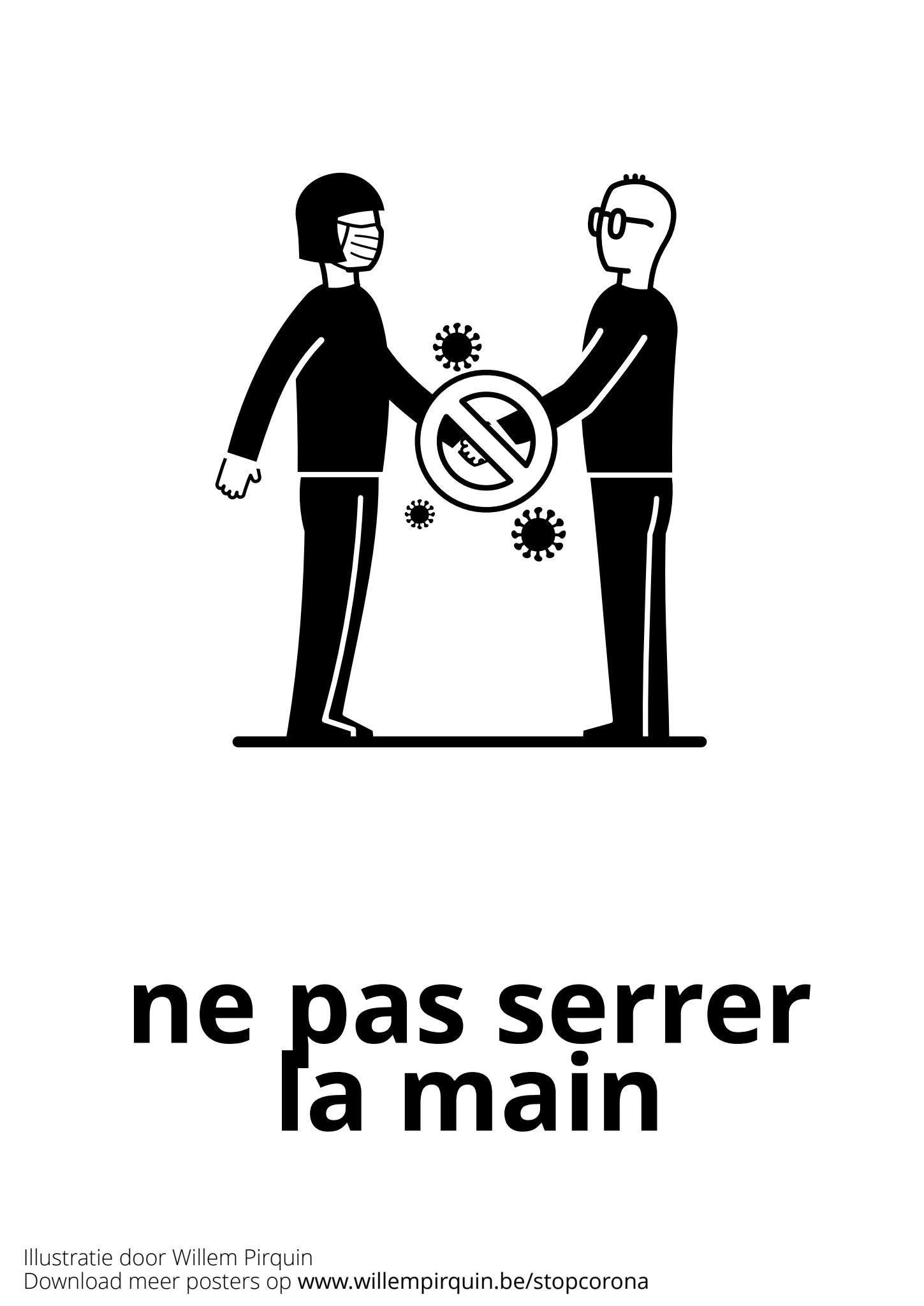 nA£o aperte as mA£os Página para colorir nA£o aperte as mA£os