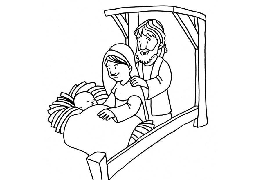 nascimento de jesus Página para colorir nascimento de jesus