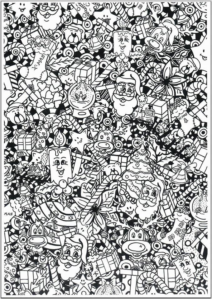 natal Página para colorir natal
