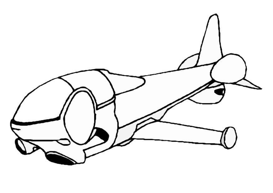 Página para colorir nave espacial