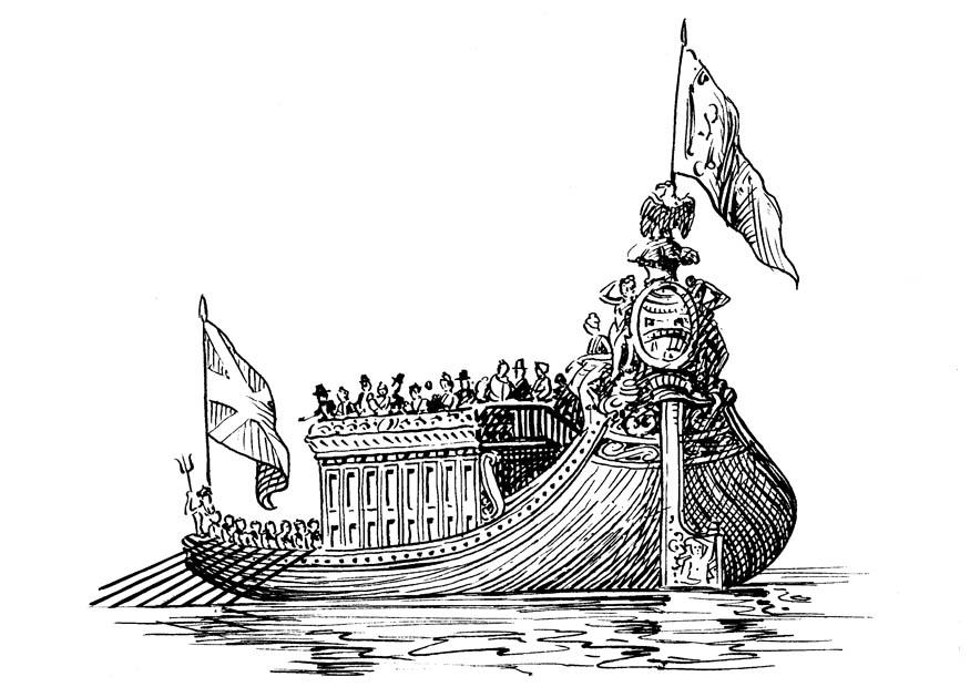 navio Página para colorir navio