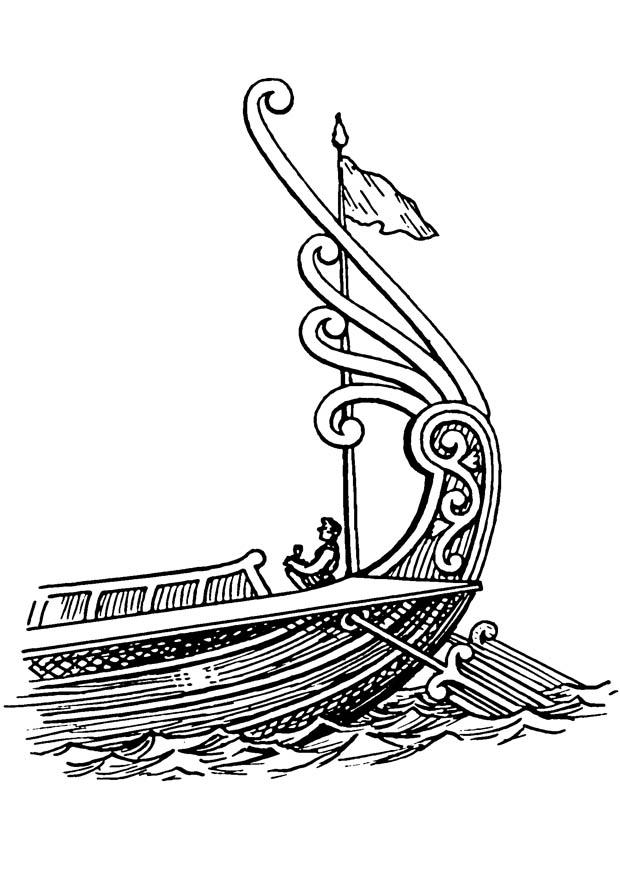 navio - popa com leme Página para colorir navio - popa com leme