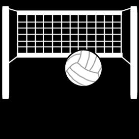 Página para colorir netball 