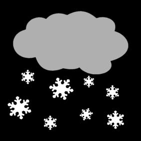 neve Página para colorir neve
