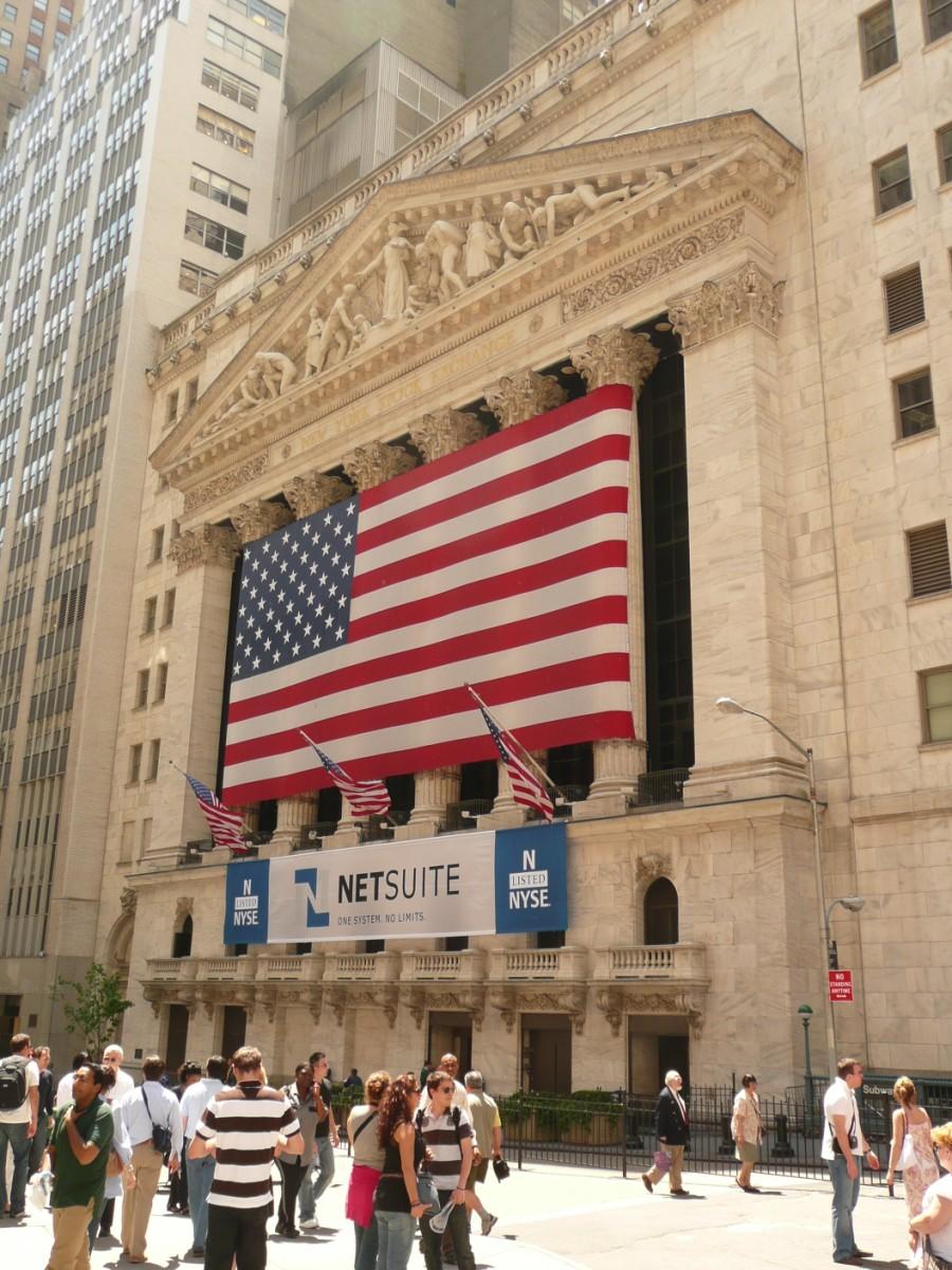 new york - bolsa de valores Foto new york - bolsa de valores