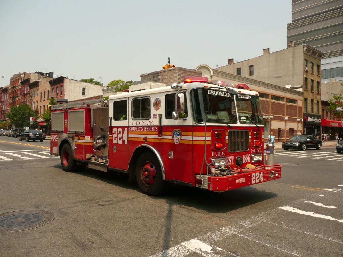 new york - bombeiros Foto new york - bombeiros