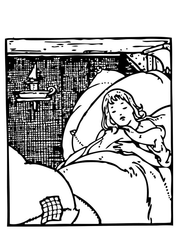 noite - dormir Página para colorir noite - dormir