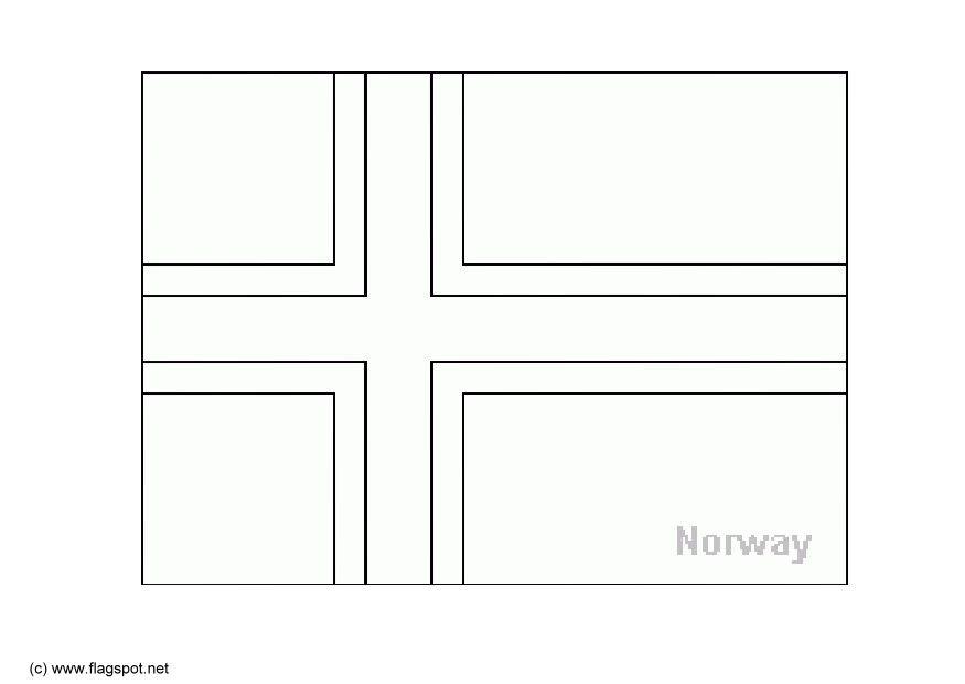Página para colorir noruega  