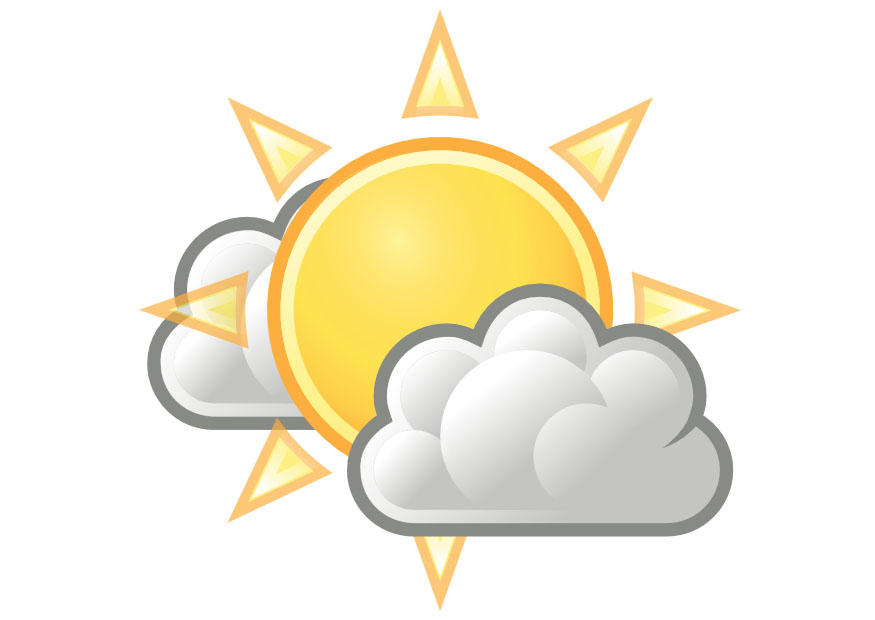 nublado com sol imagem nublado com sol