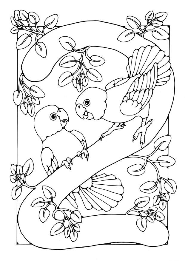 nAºmero - 2 Página para colorir nAºmero - 2