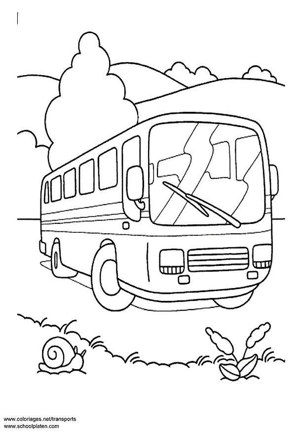 A´nibus Página para colorir A´nibus