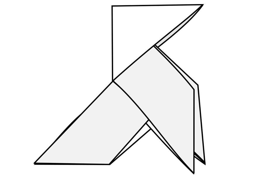 origami Página para colorir origami