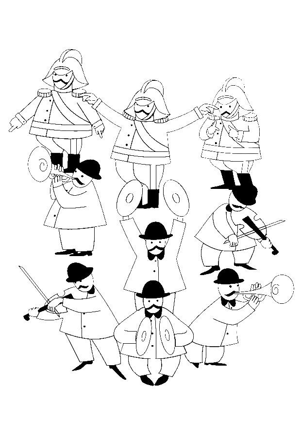 orquestra Página para colorir orquestra