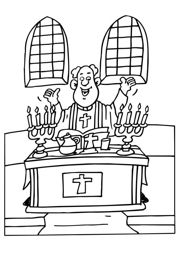 padre Página para colorir padre