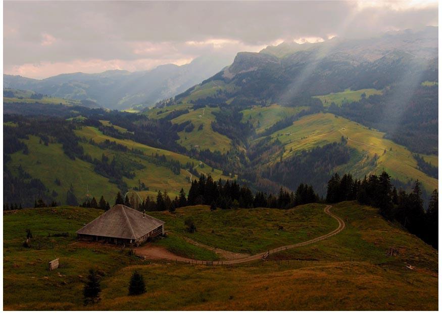 Foto paisagem de montanhas