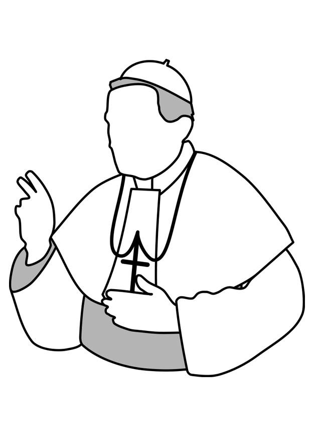 papa Página para colorir papa