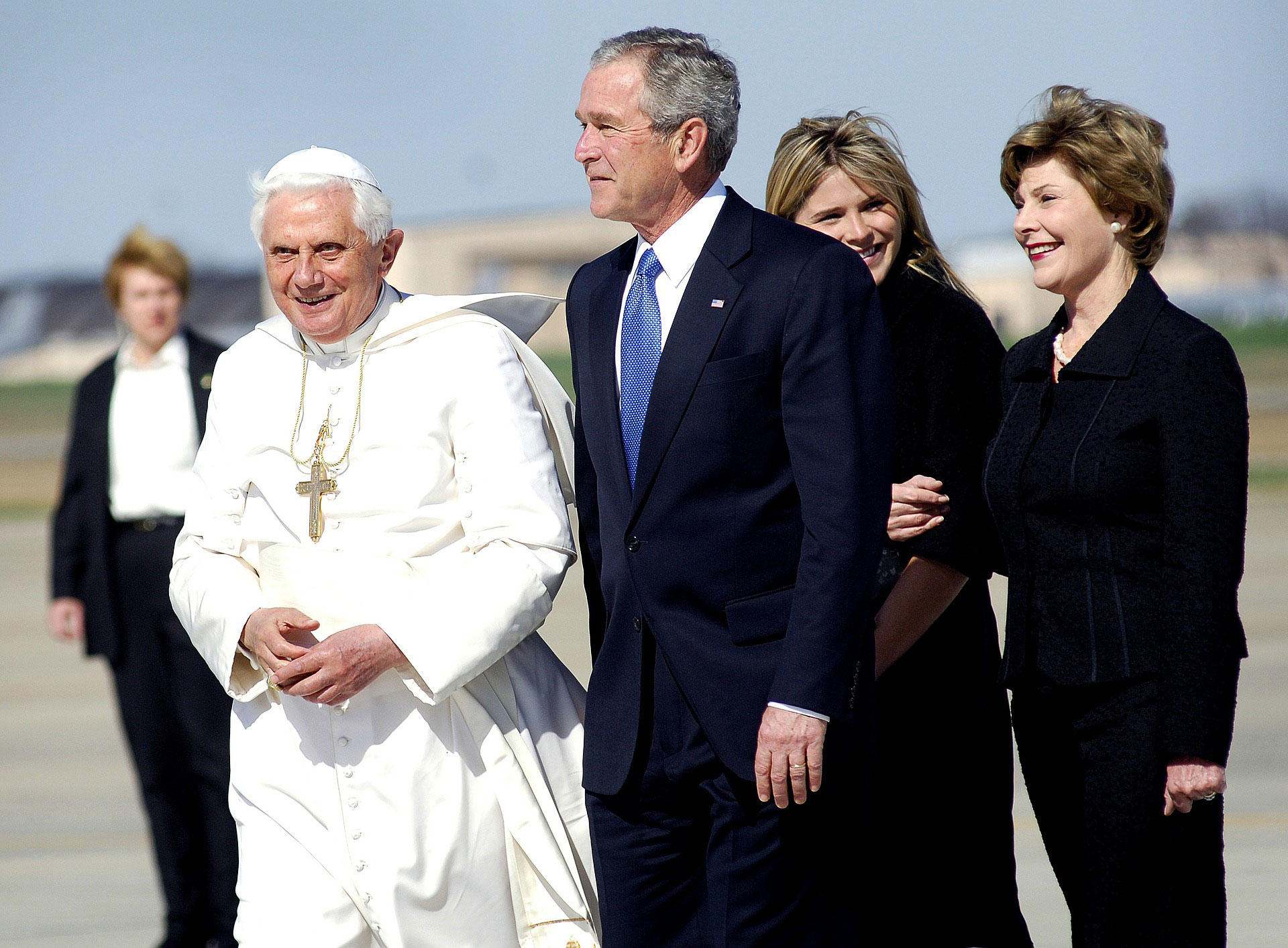 papa bento xvi e george w. bush Foto papa bento xvi e george w. bush