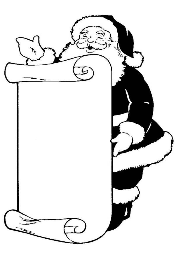 papai noel Página para colorir papai noel