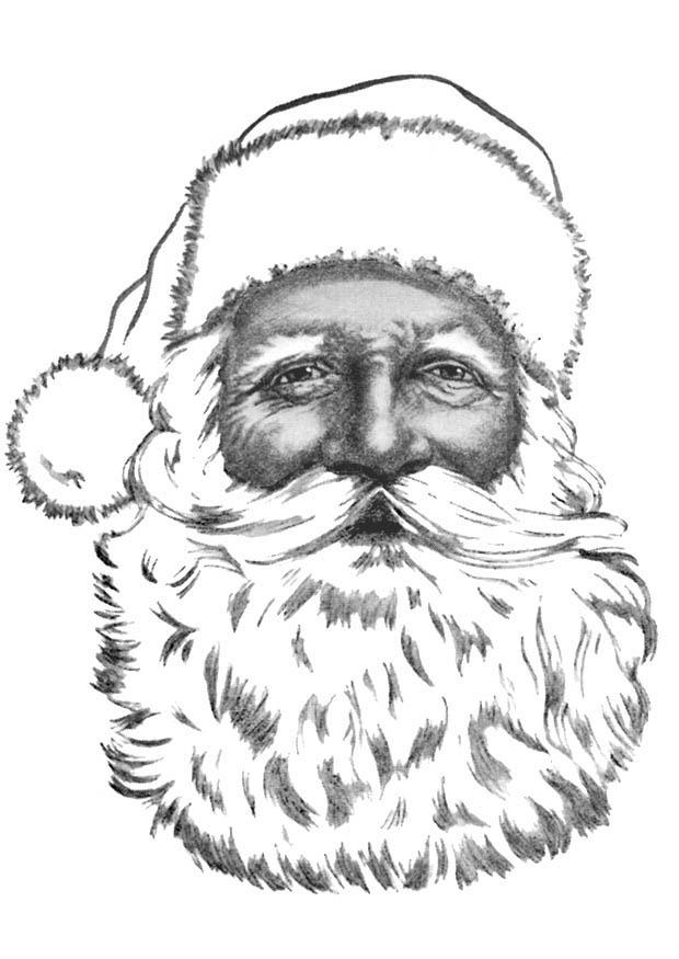 papai noel Página para colorir papai noel