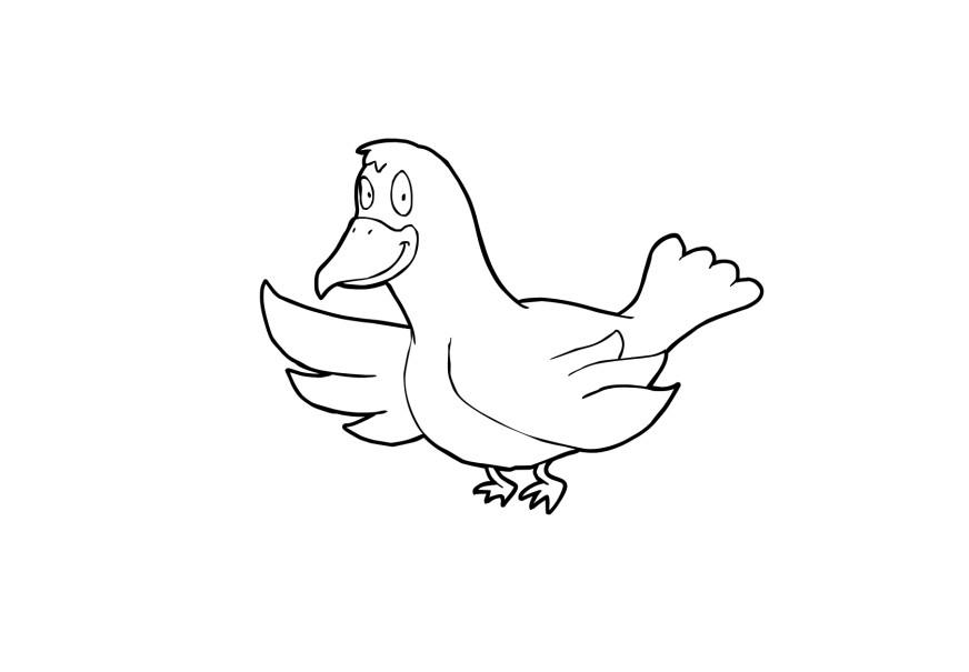 Página para colorir pA¡ssaro
