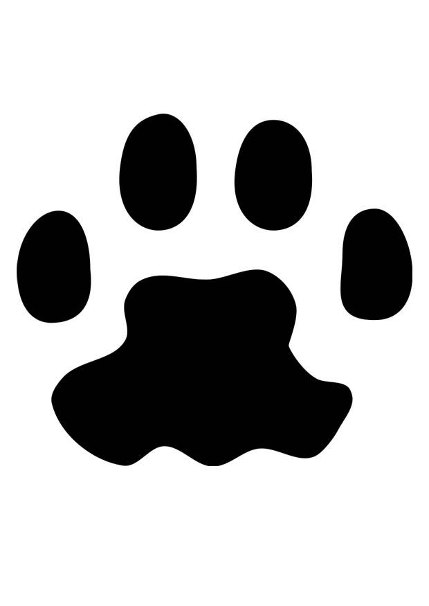 pata de gato Página para colorir pata de gato
