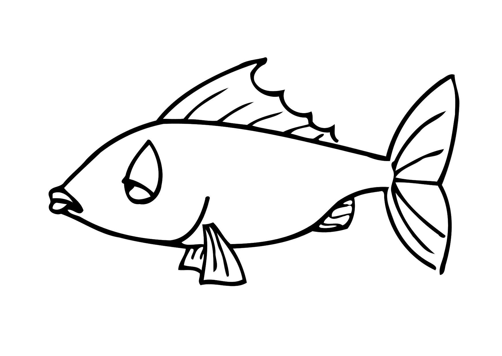 peixe Página para colorir peixe