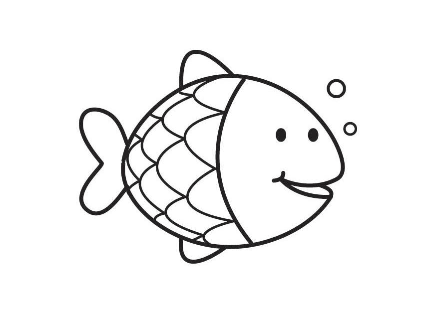 peixe Página para colorir peixe