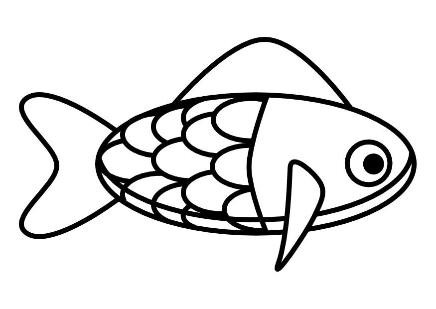 peixe Página para colorir peixe