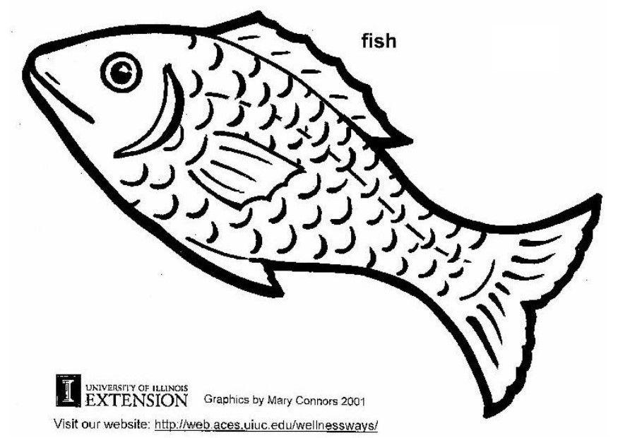peixe Página para colorir peixe