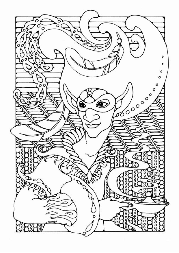 personagem de contos de fadas Página para colorir personagem de contos de fadas