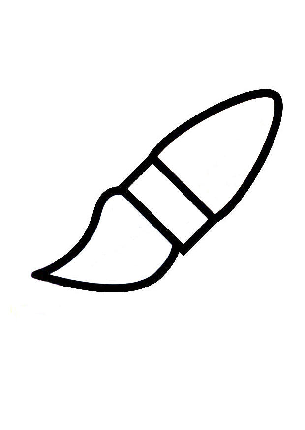 pincel Página para colorir pincel