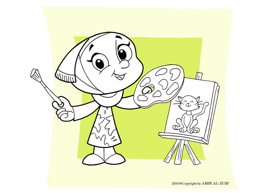 pintar Página para colorir pintar